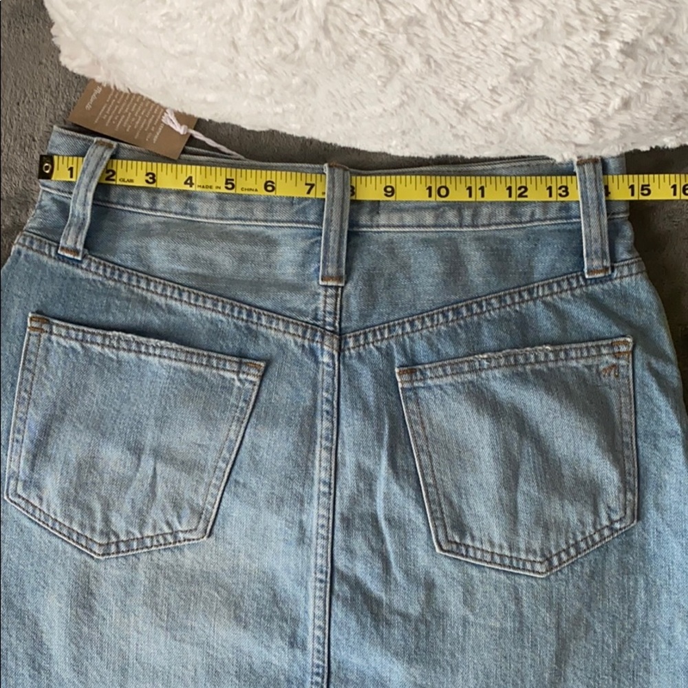 NWT Madewell Jeans Skirt Size 27 - Picture 7 of 8